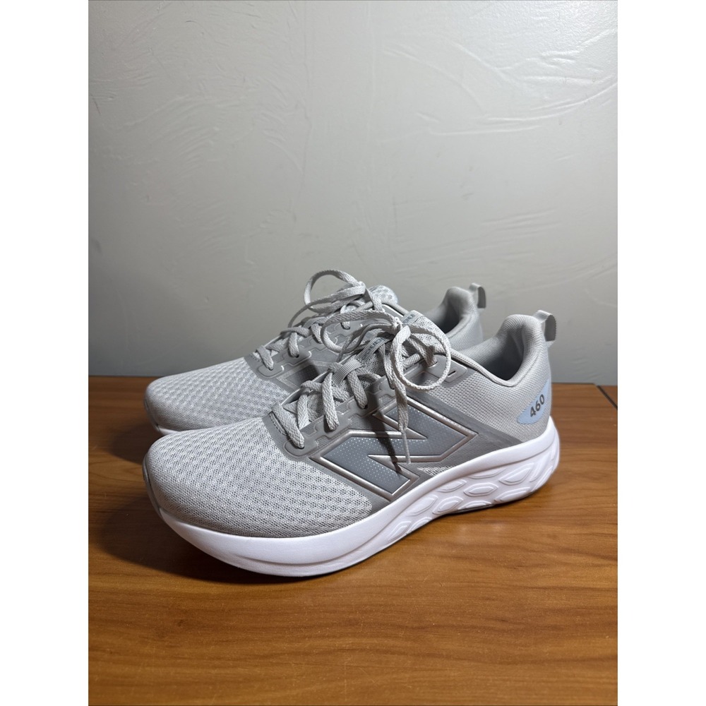 New Balance 460 v4 Running Shoes Light Grey Silver Sneakers Wmns 11W Or Mens 9.5